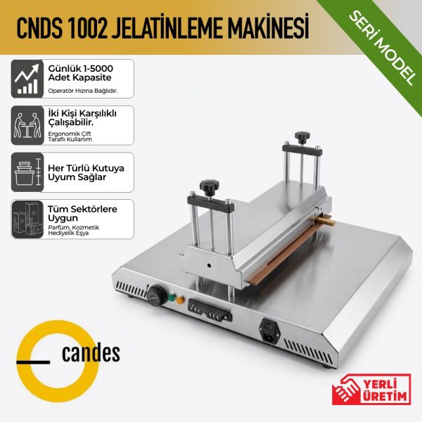 Candes Cnds 1002 Çift Yönlü Jelatinleme Makinesi