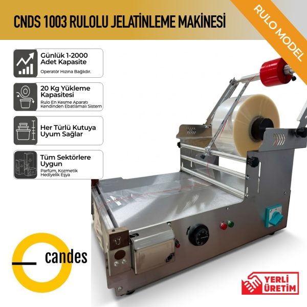 Candes CNDS 1003 RULOLU JELATİN MAKİNESİ