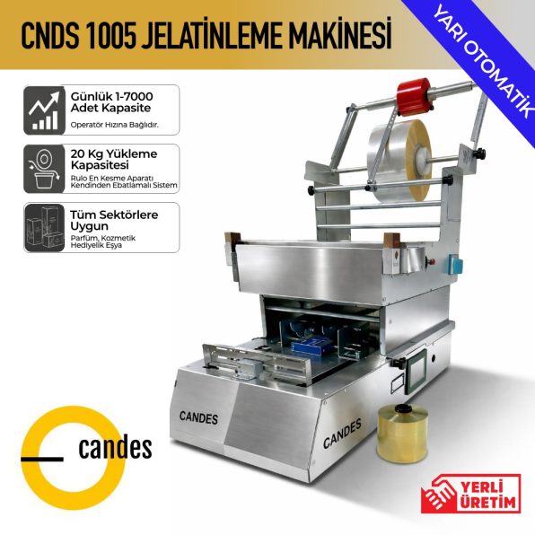 Candes CNDS 1005 Yarı Otomatik Jelatinleme Makinesi