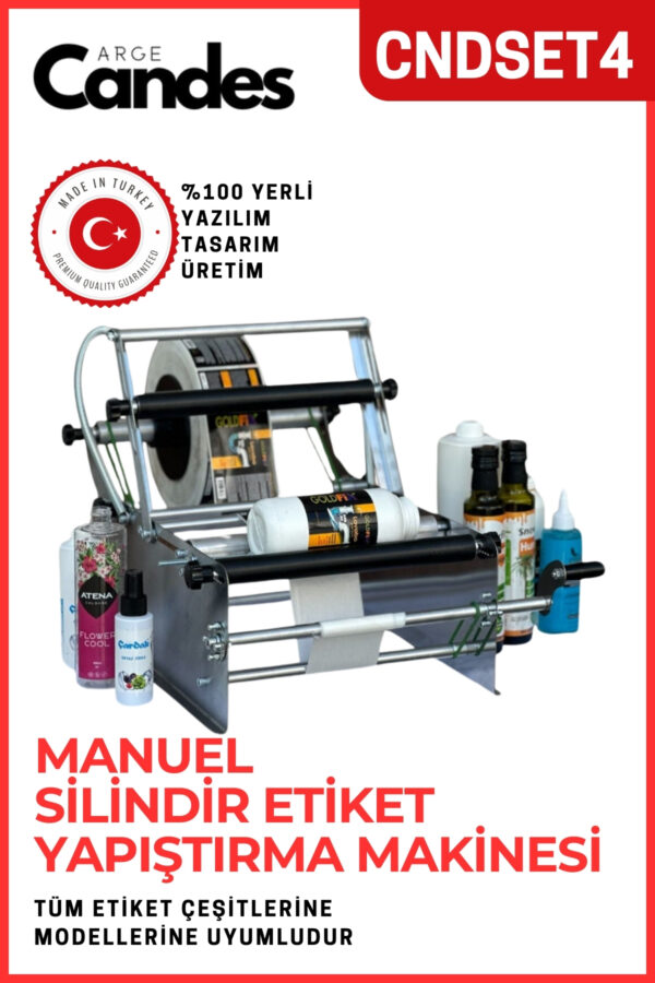 Manuel Silindir Rulo Etiketleme Makinesi