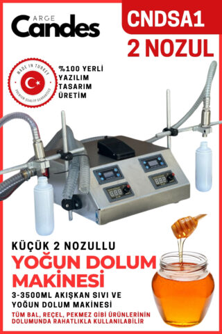 2 Nozullu Mini Yoğun Dolum Makinesi